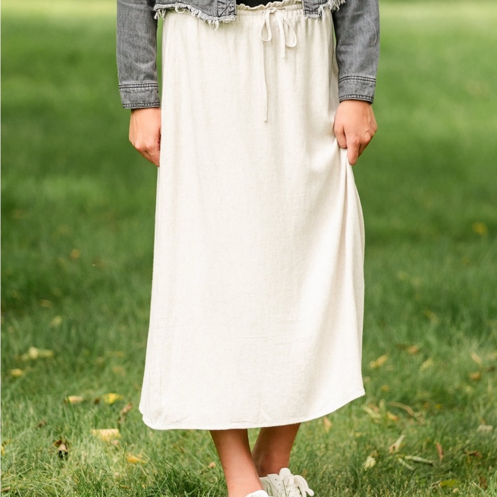 BRAND NEW!! Inherit clothing co linen maxi skirt